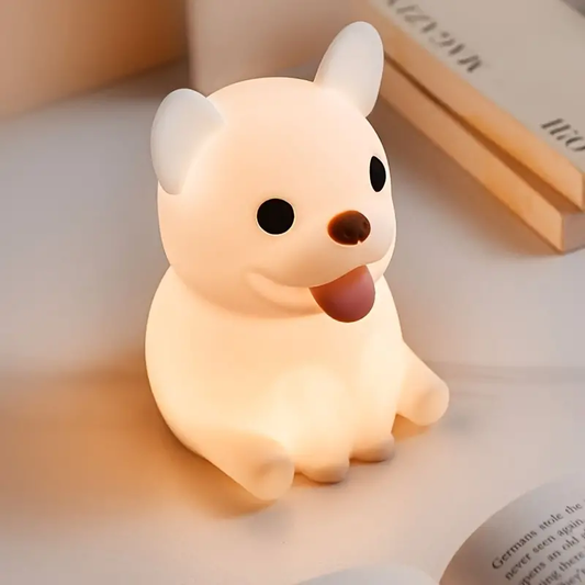 Lumini® Squishy french bulldog LED Night Light.