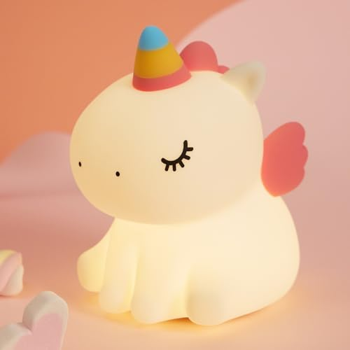 Lumini® Squishy Unicorn LED Night Light.