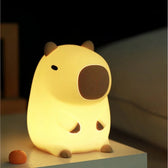 Lumini® Squishy Capybara LED Night Light.