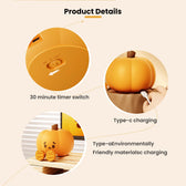 Lumini® Squishy Pumpkin LED Night Light.