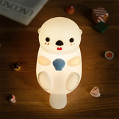 Lumini® Squishy Otter LED Night Light.