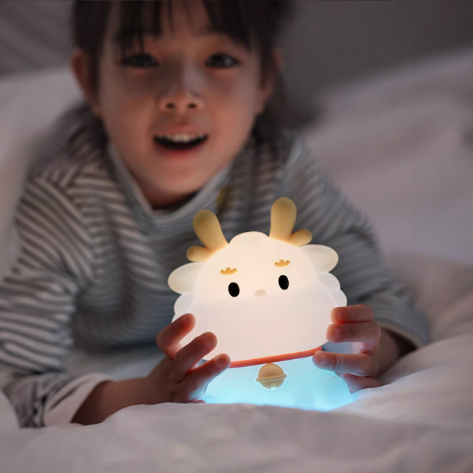 Lumini® Squishy Little Dragon LED Night Light.