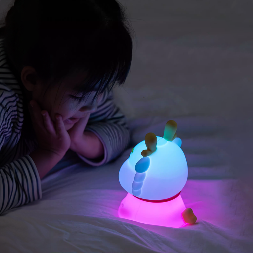 Lumini® Squishy Little Dragon LED Night Light.