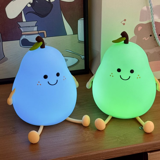 Lumini® Squishy Pear LED Night Light.