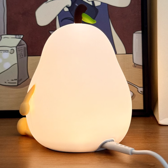 Lumini® Squishy Pear LED Night Light.