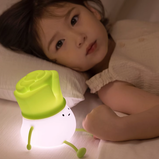 Lumini® Squishy Green Onion LED Night Light.