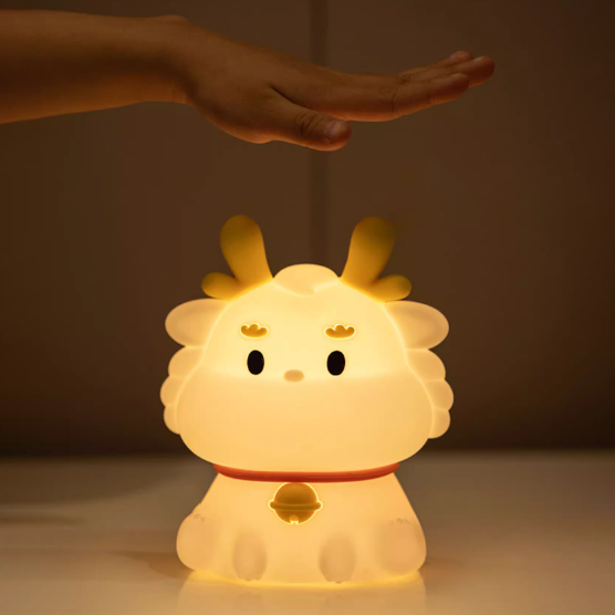 Lumini® Squishy Little Dragon LED Night Light.