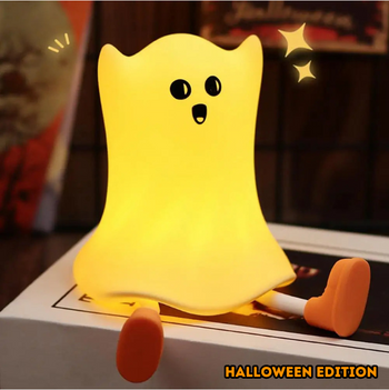 Lumini® Big Squishy Ghost LED Night Light.