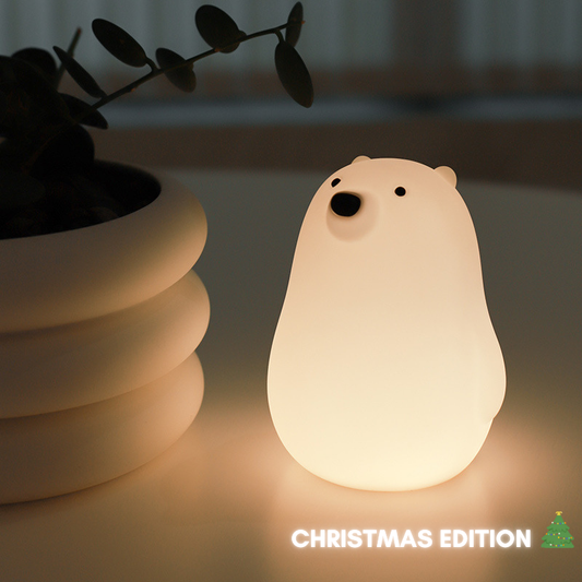 Lumini® Squishy Big Polar Bear LED Night Light