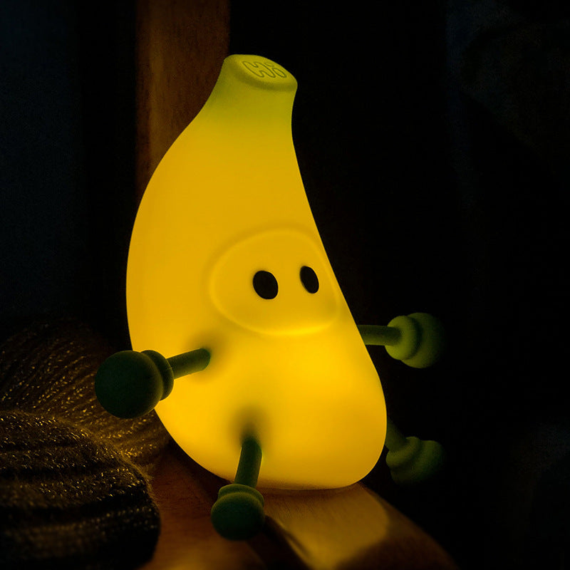 Lumini® Squishy Small Banana Night Light.