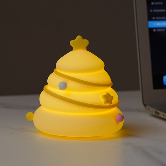 Lumini® Squishy Christmas Tree LED Night Light.