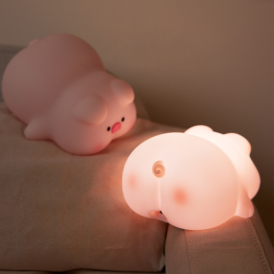 Lumini® Squishy Pig LED Night Light