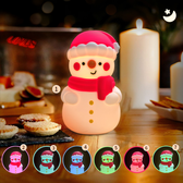 Lumini® Squishy Snowman LED Night Light