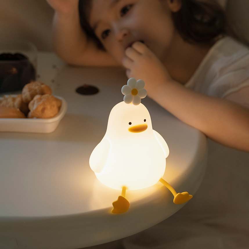 Lumini® Squishy Duck Florist LED Night Light.