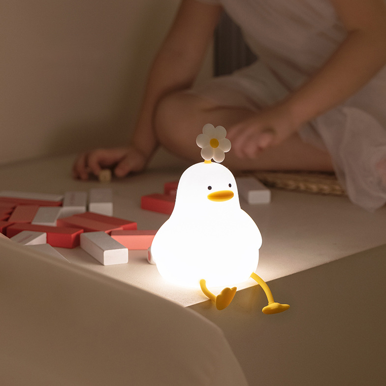 Lumini® Squishy Duck Florist LED Night Light.