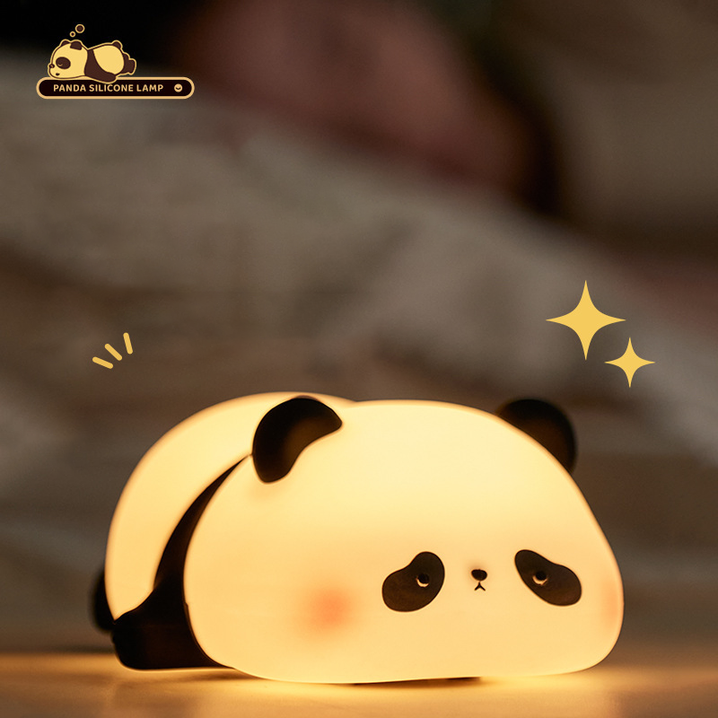 Lumini® Squishy Panda LED Night Light.