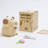 Lumini® Squishy Capybara LED Night Light