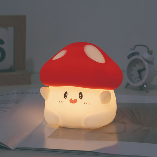 Lumini® Squishy Mushroom LED Night Light.