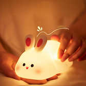 Lumini® Squishy Rabbit LED Night Light.