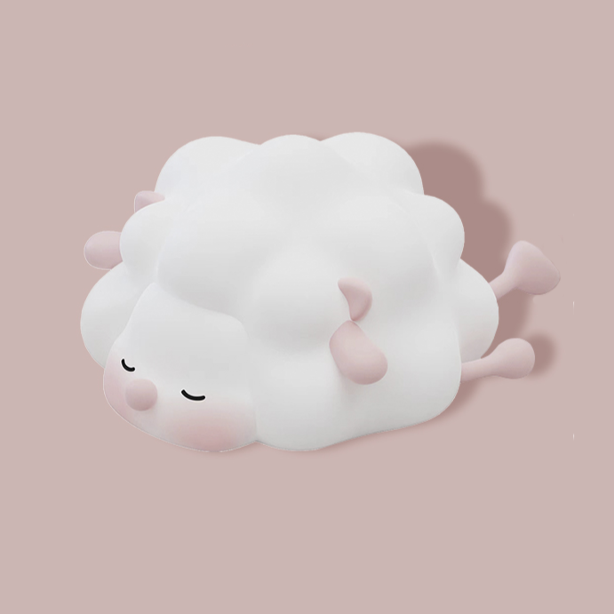 Lumini® Squishy Sheep LED Night Light.