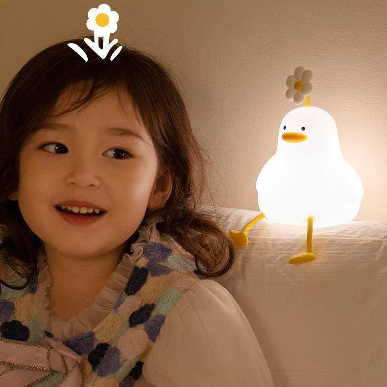 Lumini® Squishy Duck Florist LED Night Light.