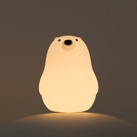 Lumini® Squishy Big Polar Bear LED Night Light