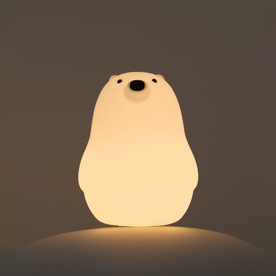 Veilleuse LED Lumini® Squishy Grand Ours Polaire