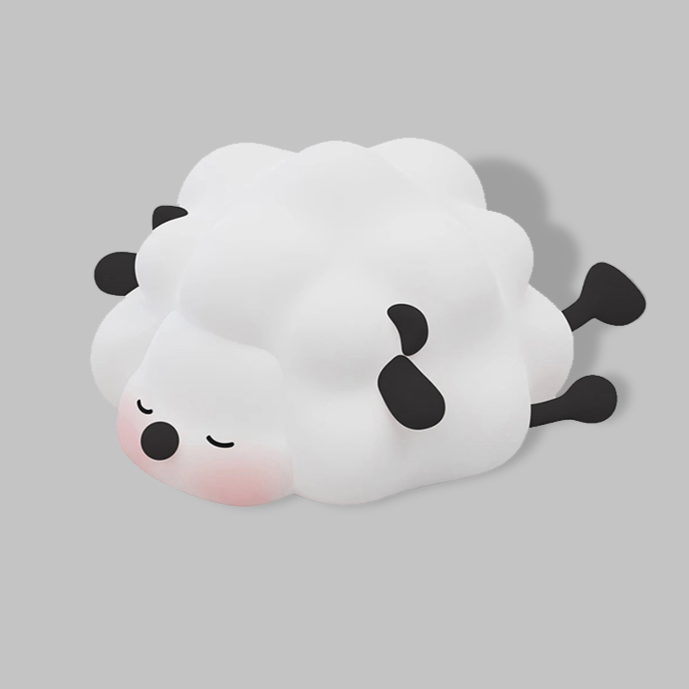 Lumini® Squishy Sheep LED Night Light.