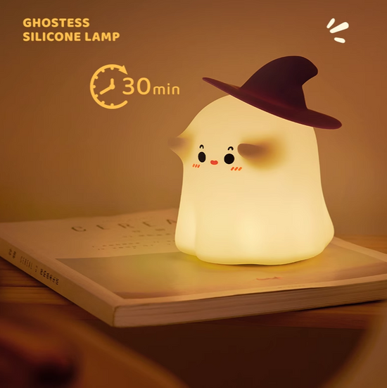 Lumini® Squishy Ghost LED Night Light.