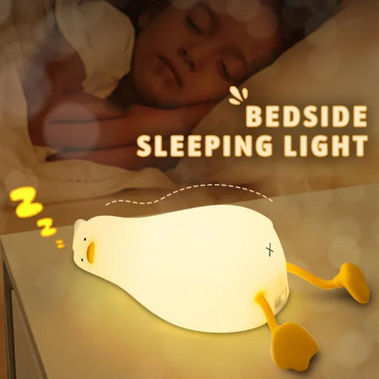 Lumini® Squishy duck LED Night Light.